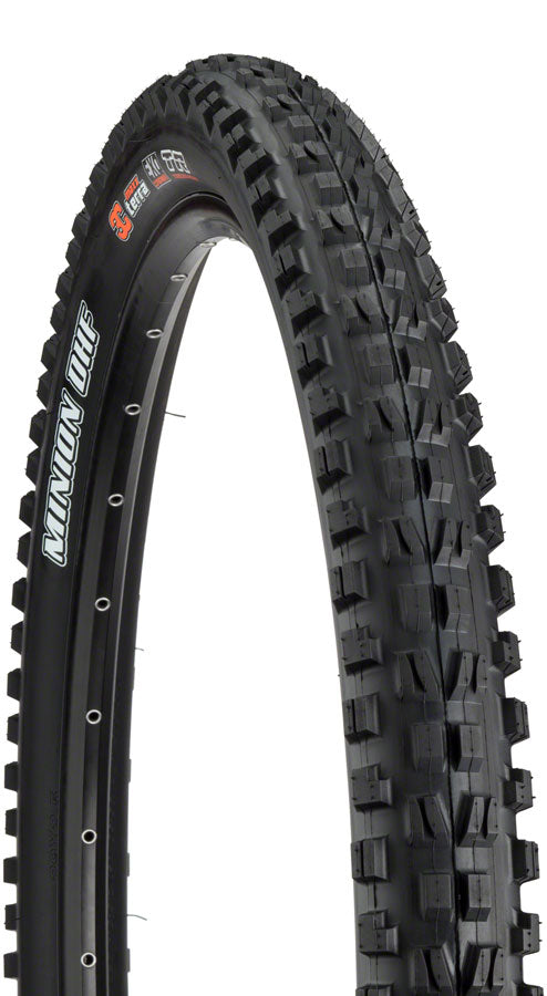 Maxxis Minion DHF Tire - 27.5 x 2.5 Tubeless Folding BLK 3C Maxx Grip DH Wide Trail - Maxxis Tires