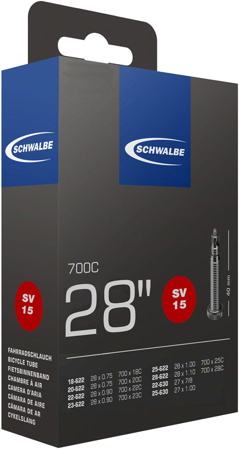 Schwalbe Standard Tube - 700 x 18 - 28mm 40mm Presta Valve - Schwalbe Tube