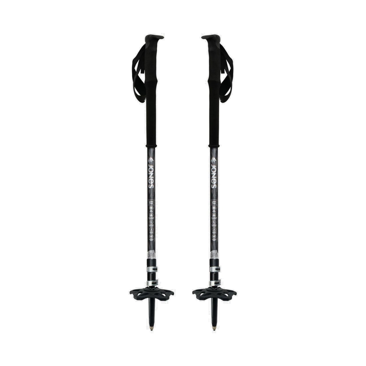 Jones Talon Pro Splitboard Poles One Color 105-135 Ski Poles
