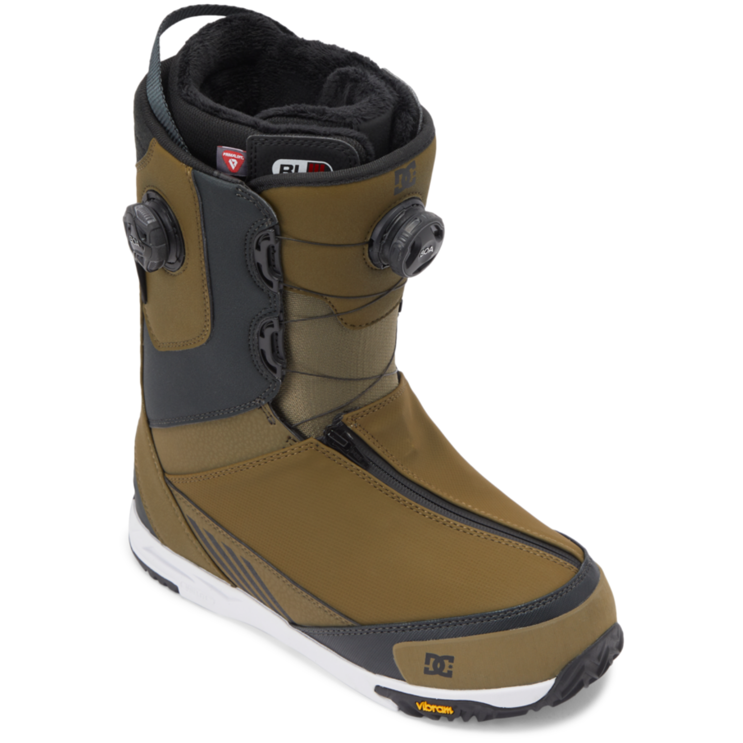 DC Transcend Snowboard Boots Olive White Snowboard Boots