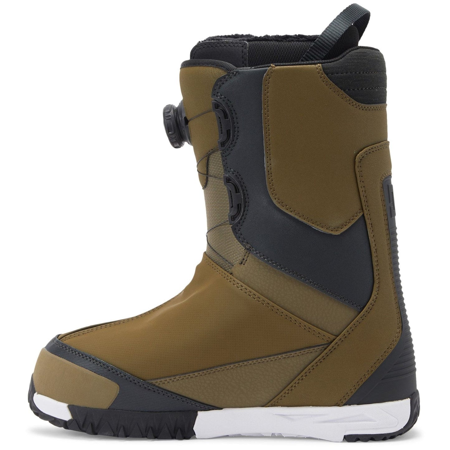 DC Transcend Snowboard Boots Olive White Snowboard Boots