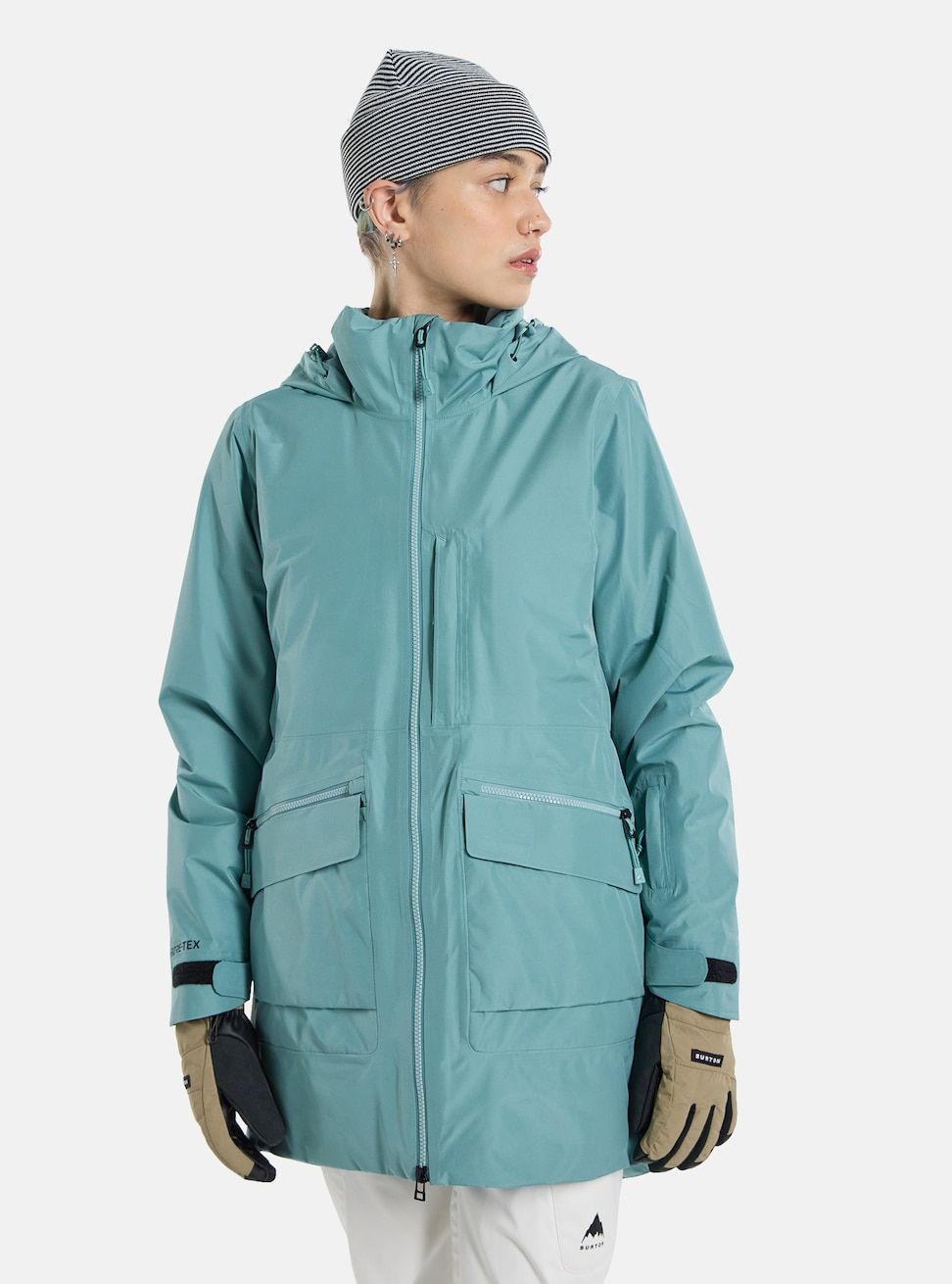 Women's Burton Treeline GORE-TEX 2L Jacket Rock Lichen Snow Jackets