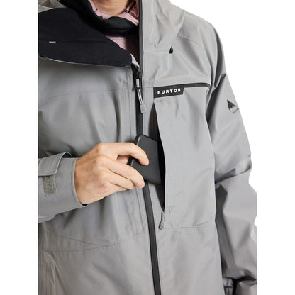 Men's Burton Treeline GORE-TEX 3L Jacket True Black - Burton Snow Jackets