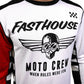 Fasthouse USA Grindhouse Factor Jersey White/Black Bike Jerseys