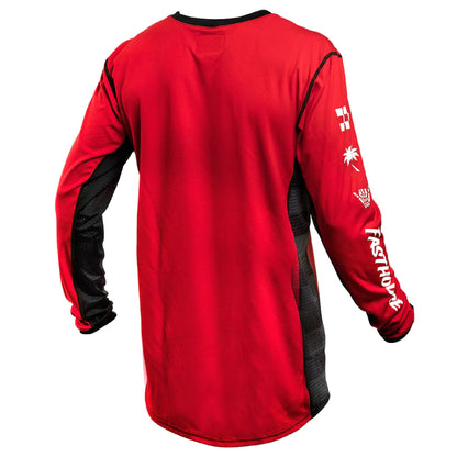 Fasthouse USA Grindhouse Subside Jersey Red - Fasthouse Bike Jerseys