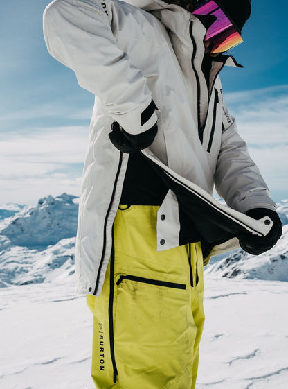 Men's Burton [ak] Velocity GORE-TEX 2L Anorak Jacket Stout White - Burton Snow Jackets
