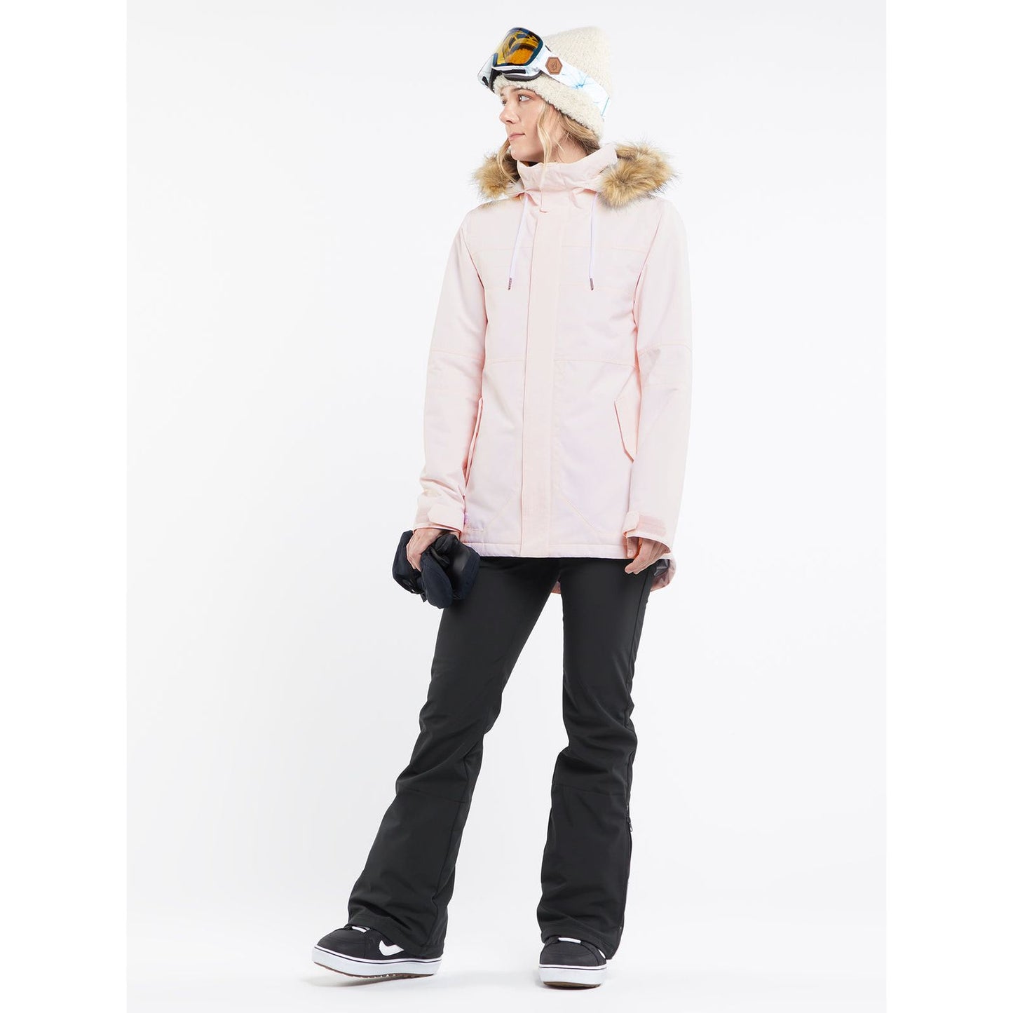 Volcom Women's Fawn Insulated Jacket Calcite Snow Jackets