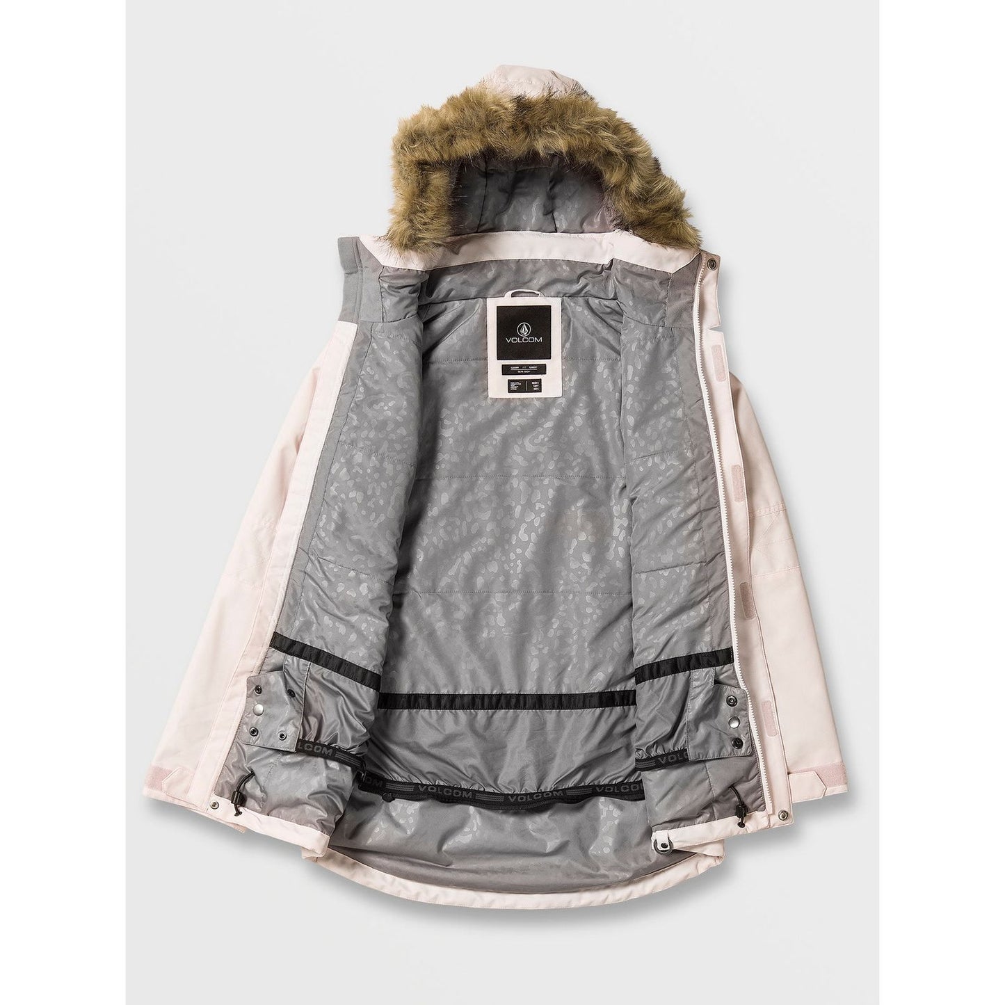 Volcom Women's Fawn Insulated Jacket Calcite Snow Jackets