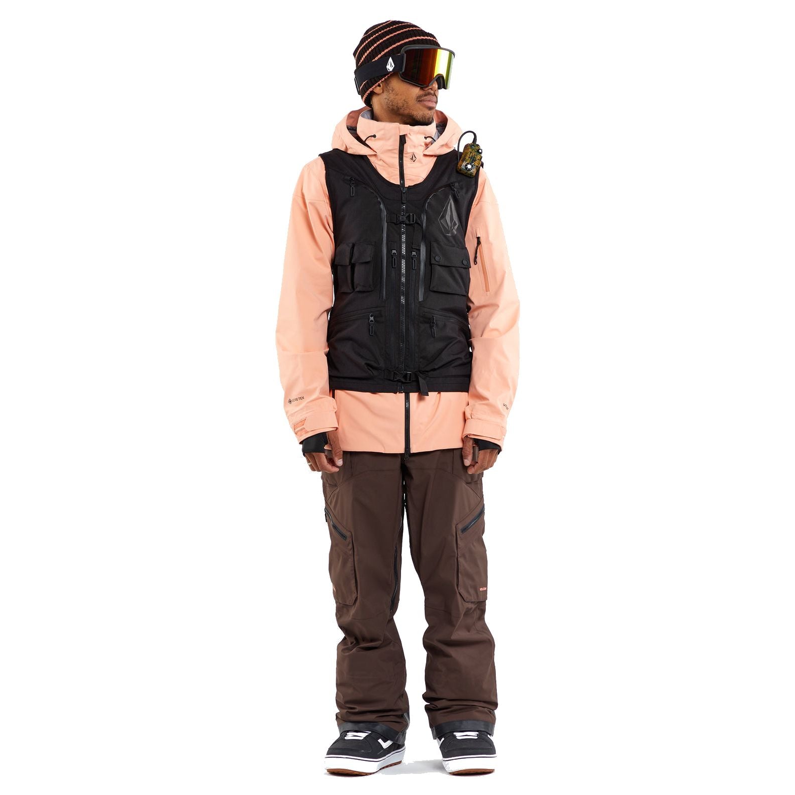 Volcom Iguchi Slack Vest Black Snow Jackets