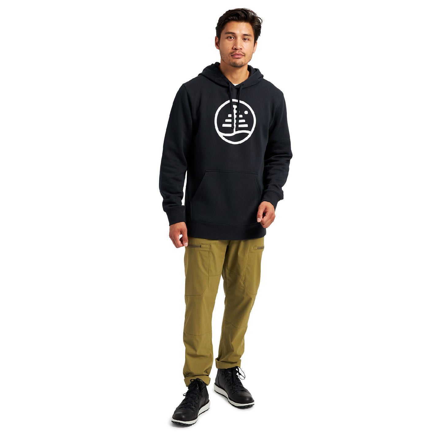 Burton Family Tree Pullover Hoodie True Black - Burton Sweatshirts & Hoodies