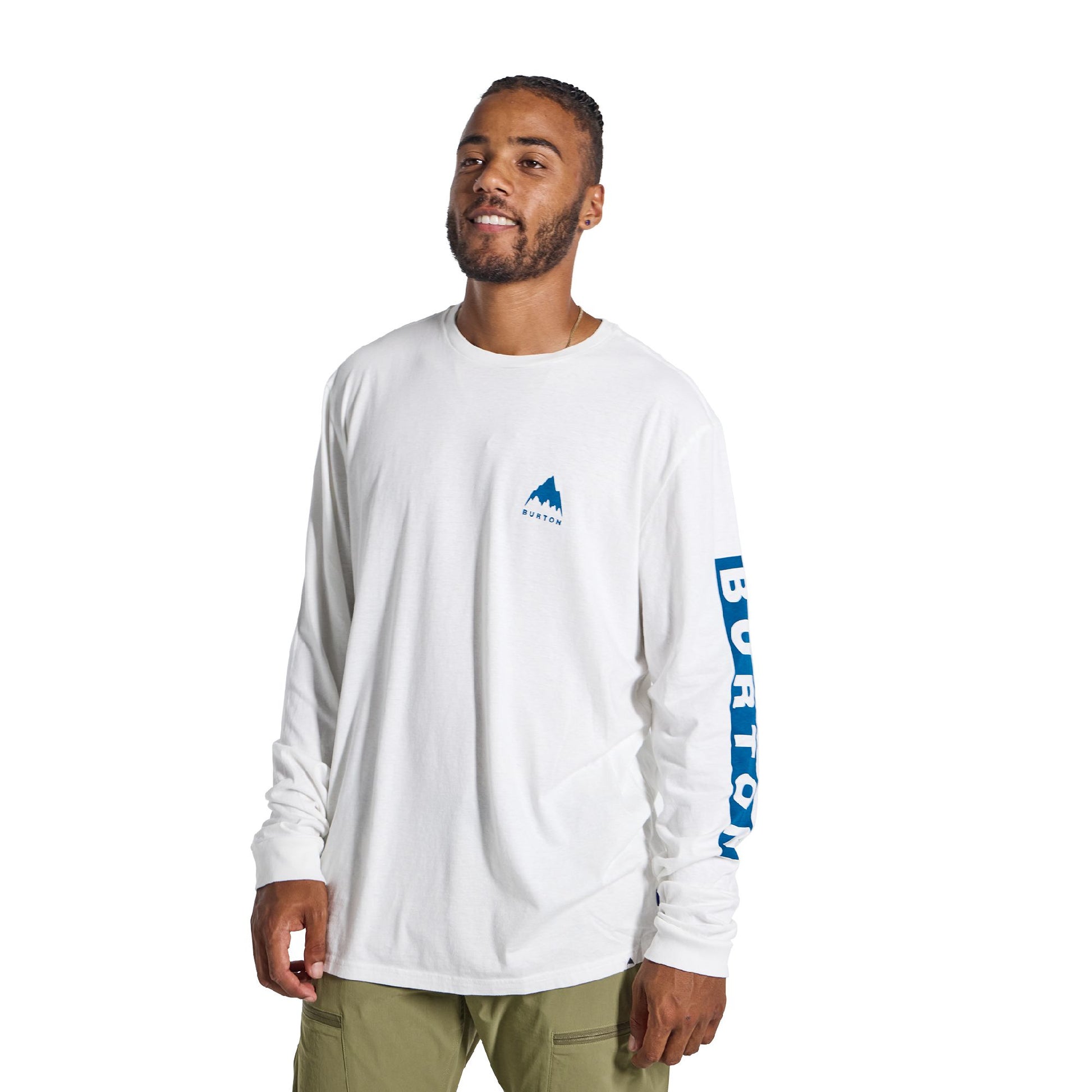 Burton Elite Long Sleeve T-Shirt Stout White - Burton LS Shirts