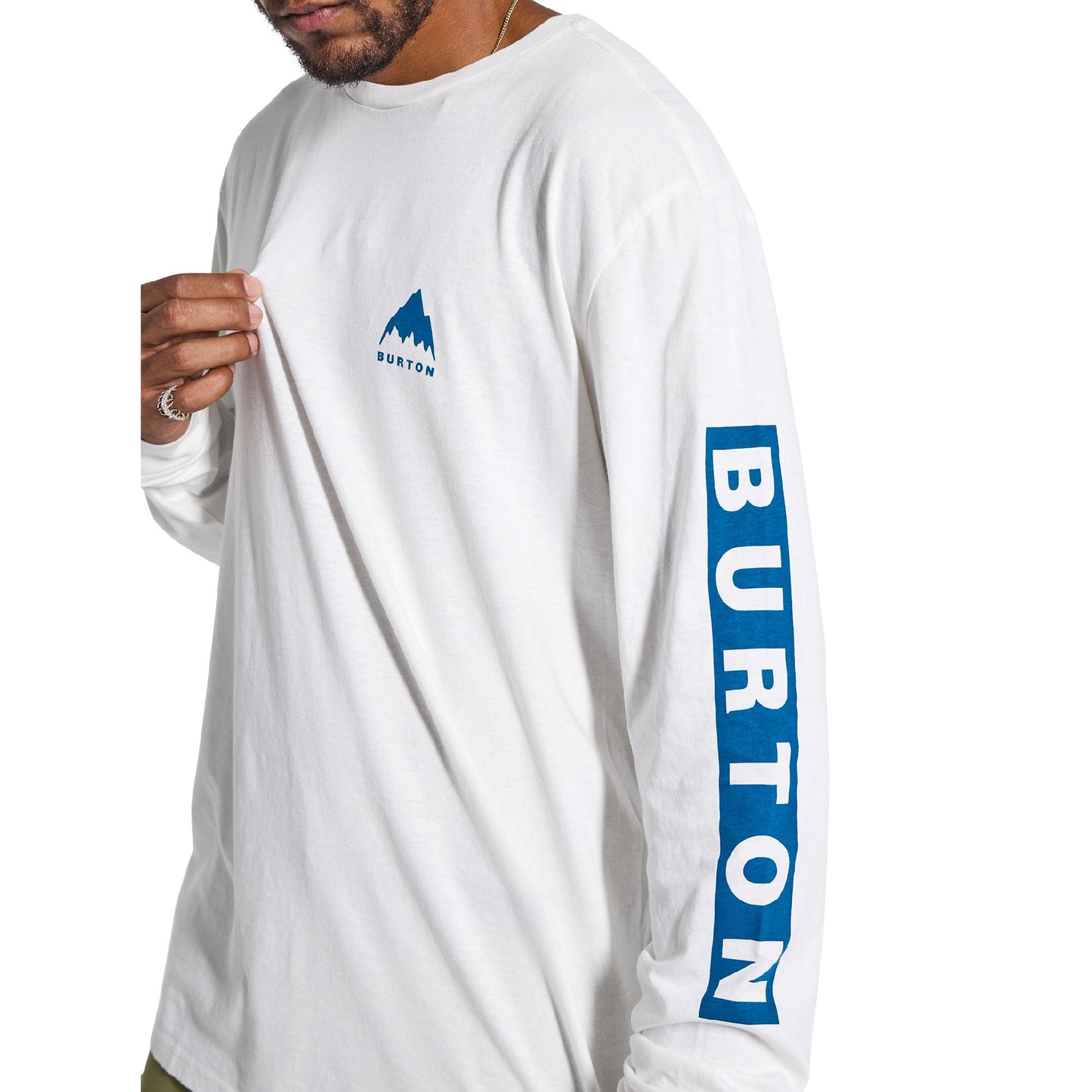 Burton Elite Long Sleeve T-Shirt Stout White - Burton LS Shirts