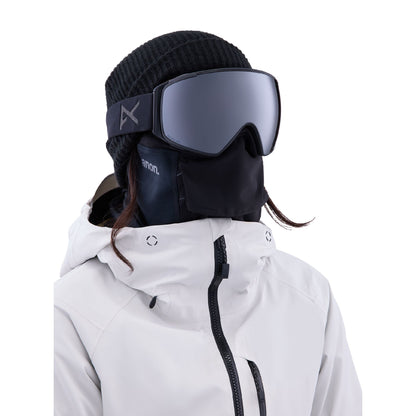 Anon M4S Toric Goggles + Bonus Lens + MFI face mask Smoke Perceive Sunny Onyx - Anon Snow Goggles