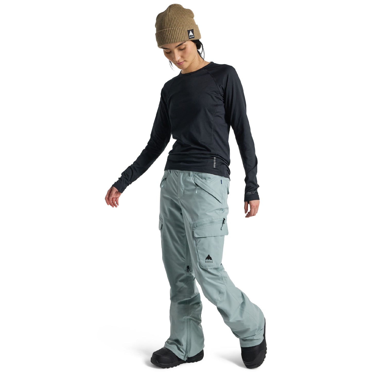 Women's Burton Gloria Stretch 2L Pants Petrol Green - Burton Snow Pants