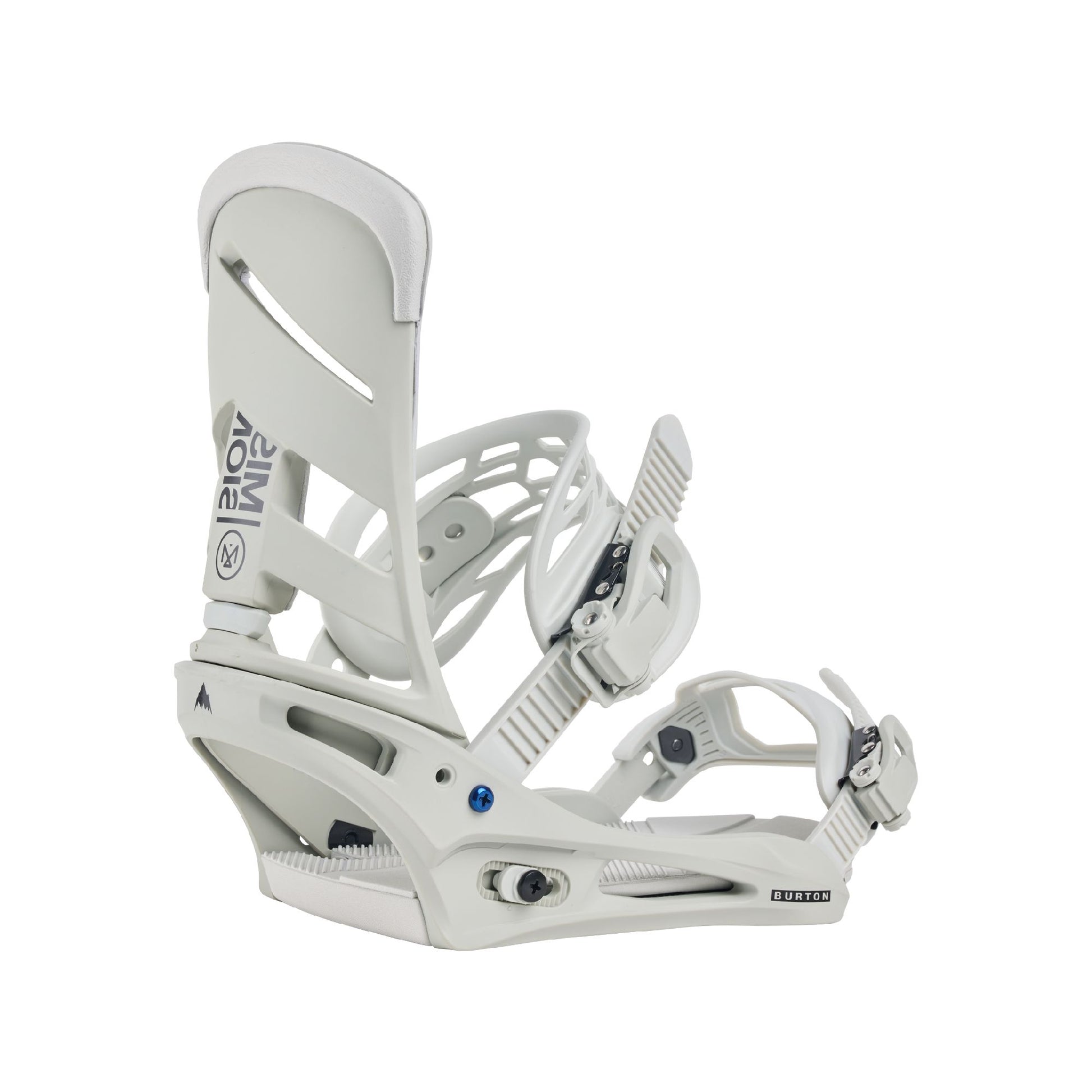 Men's Burton Mission Re:Flex Snowboard Bindings Gray Cloud - Burton Snowboard Bindings