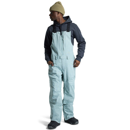 Men's Burton Reserve 2L Bib Pants - Short Petrol Green - Burton Snow Pants