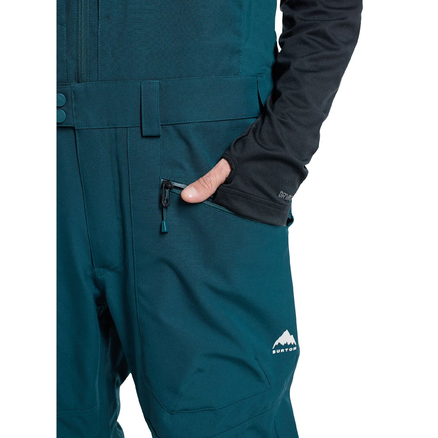 Men's Burton Reserve 2L Bib Pants Deep Emerald - Burton Snow Pants