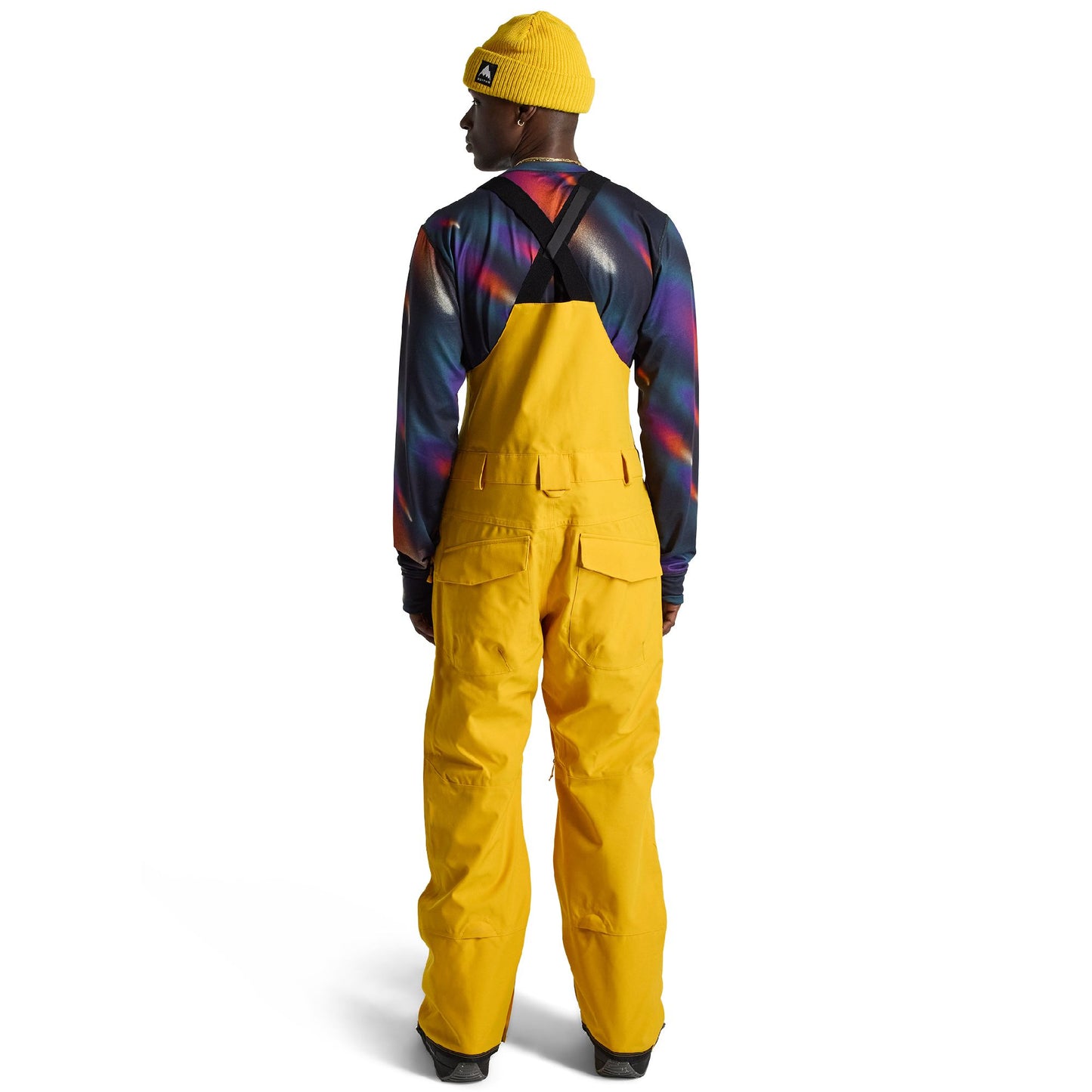 Men's Burton Reserve 2L Bib Pants Goldenrod - Burton Snow Pants