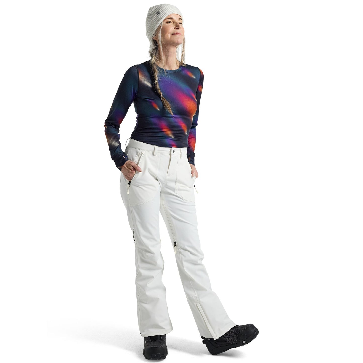 Women's Burton Vida Stretch 2L Pants Stout White - Burton Snow Pants