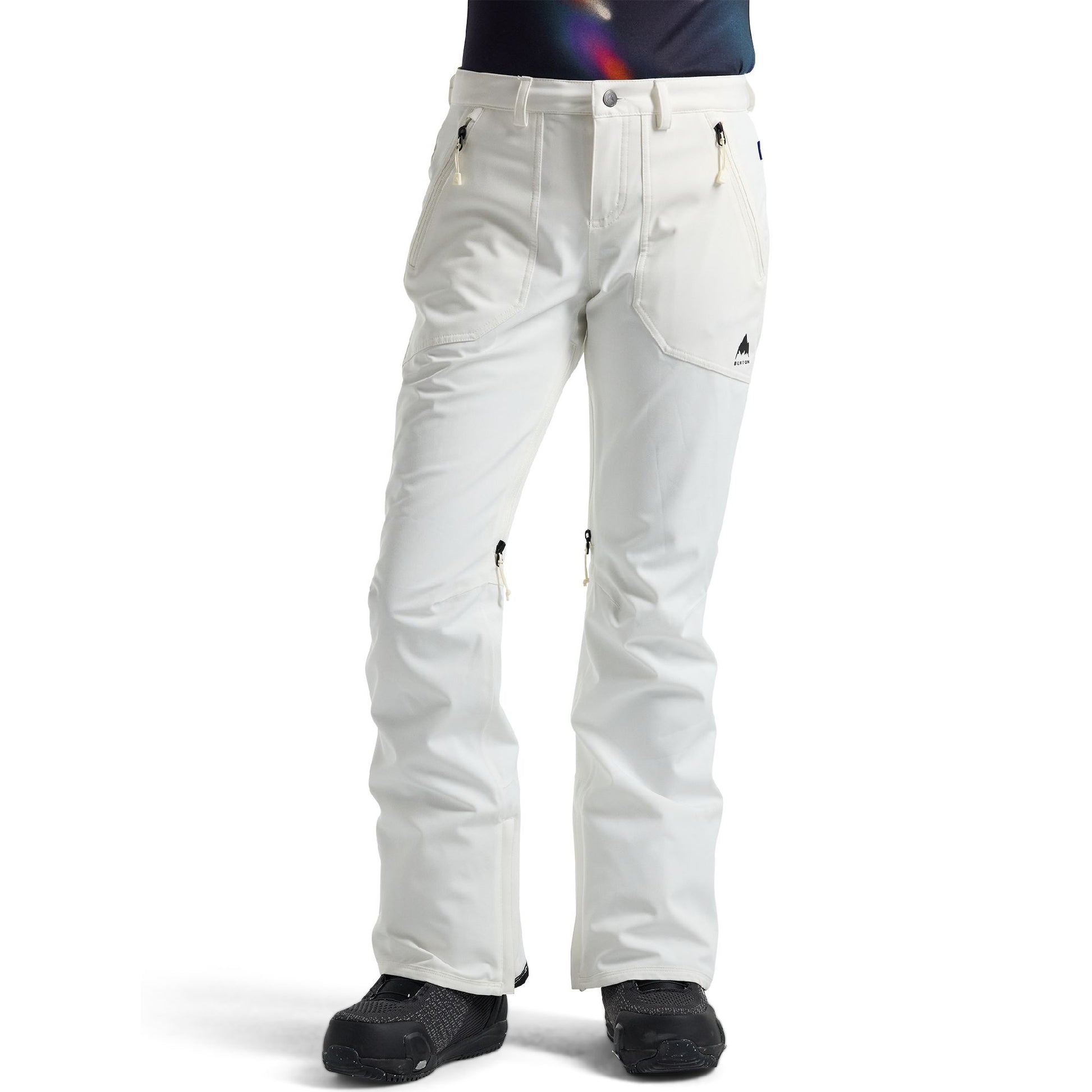 Women's Burton Vida Stretch 2L Pants Stout White - Burton Snow Pants