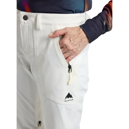 Women's Burton Vida Stretch 2L Pants Stout White - Burton Snow Pants