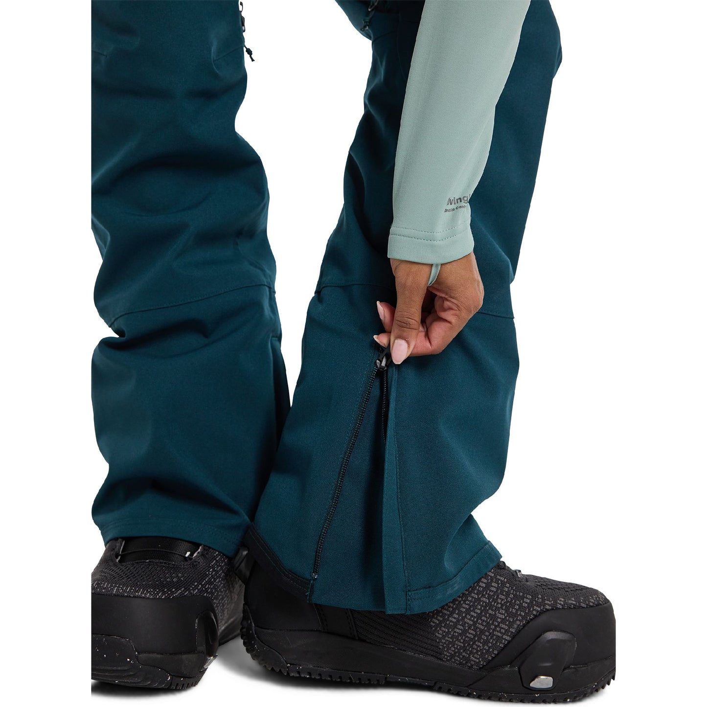 Women's Burton Avalon Stretch 2L Bib Pants Deep Emerald - Burton Snow Pants