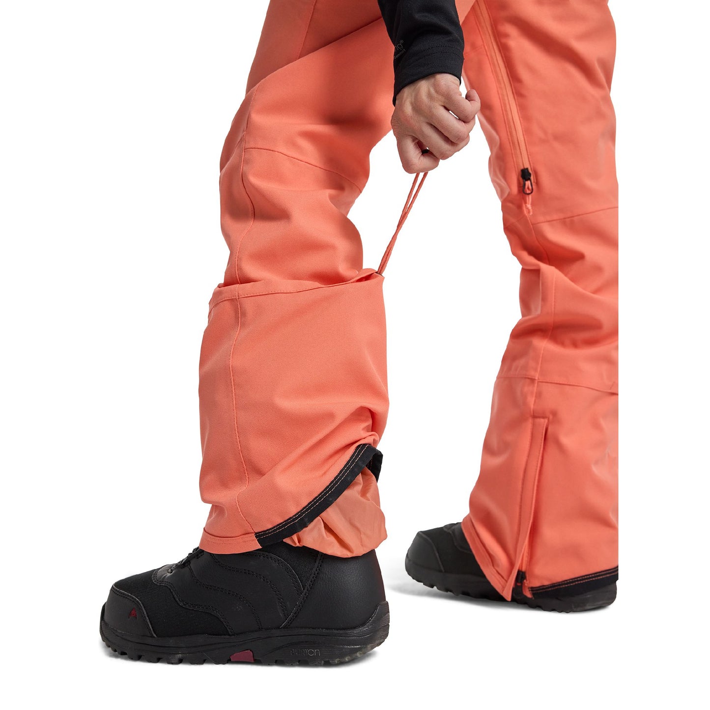 Women's Burton Avalon Stretch 2L Bib Pants Peach Echo - Burton Snow Pants