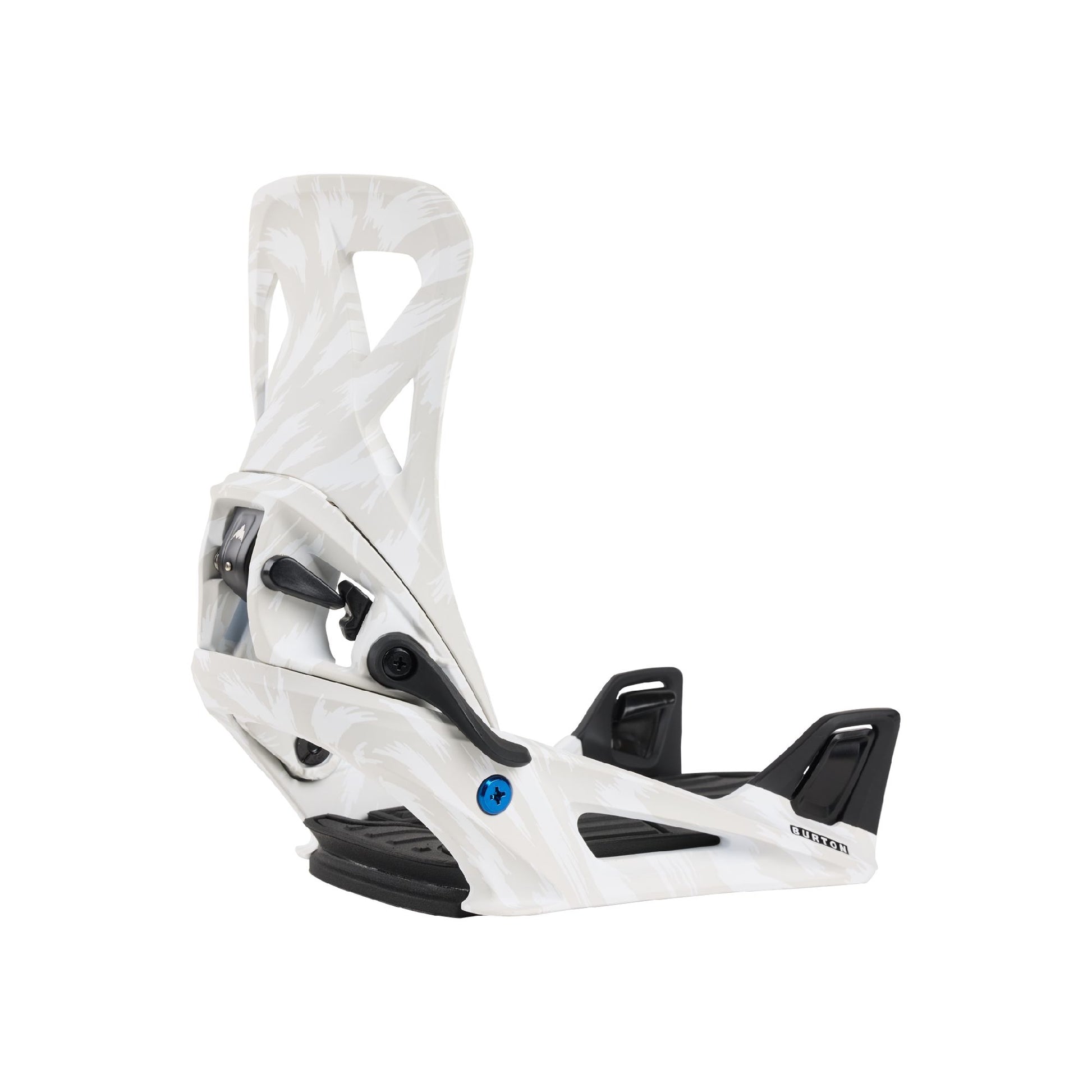 Men's Burton Step On Re:Flex Snowboard Bindings Gray White - Burton Snowboard Bindings