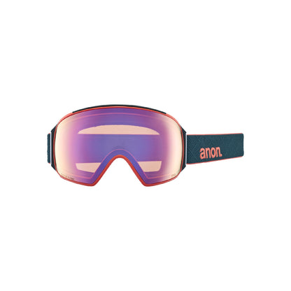 Anon M4 Toric Goggles + Bonus Lens + MFI Face Mask Deep Emerald Perceive Variable Blue - Anon Snow Goggles