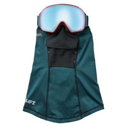 Anon M4 Toric Goggles + Bonus Lens + MFI Face Mask Deep Emerald Perceive Variable Blue - Anon Snow Goggles