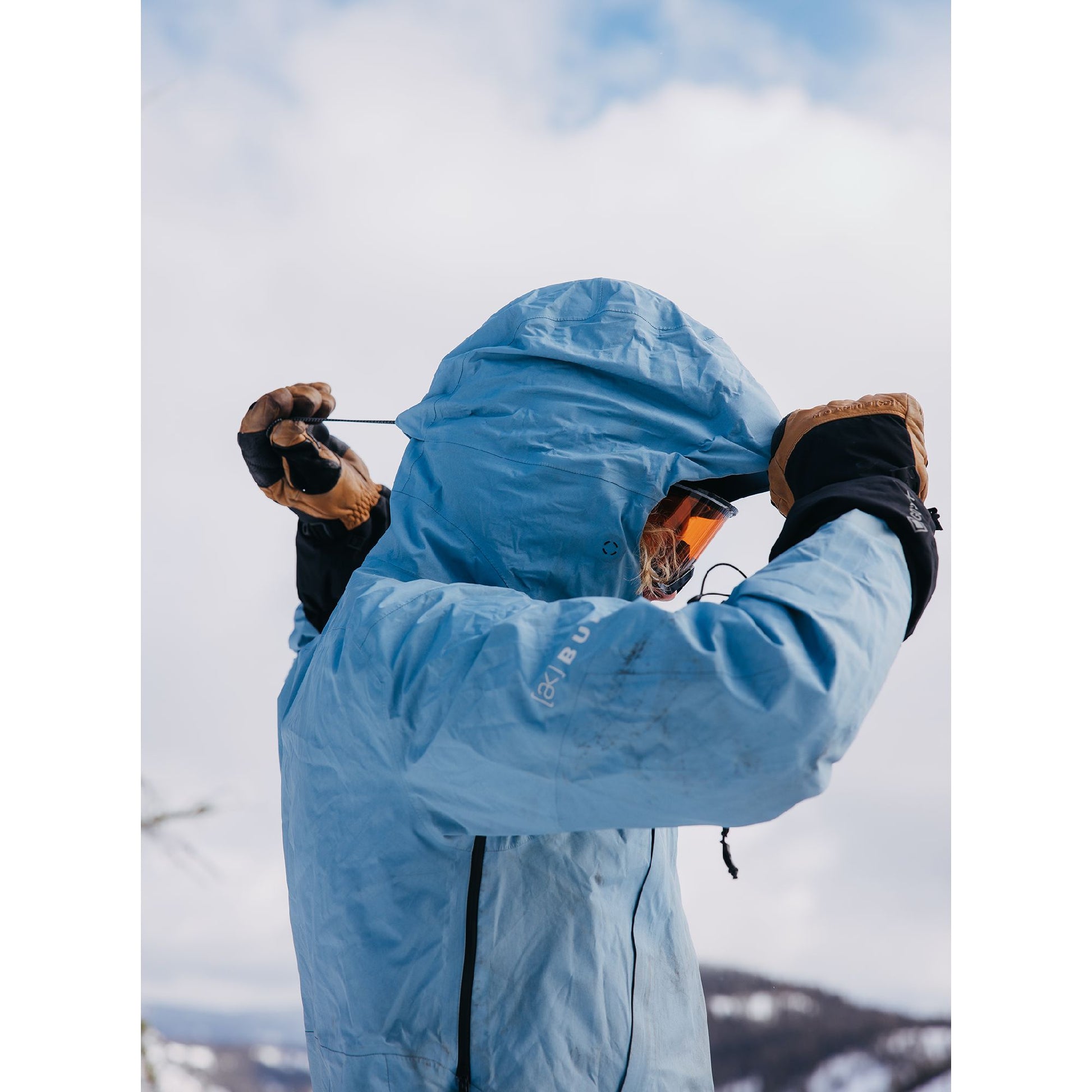 Men's Burton [ak] Tusk GORE-TEX Pro 3L Jacket Dusty Blue - Burton Snow Jackets