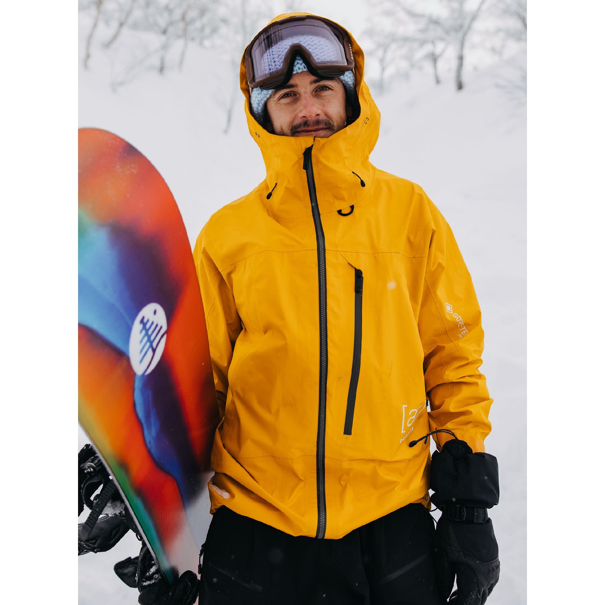 Men's Burton [ak] Tusk GORE-TEX Pro 3L Jacket Goldenrod - Burton Snow Jackets