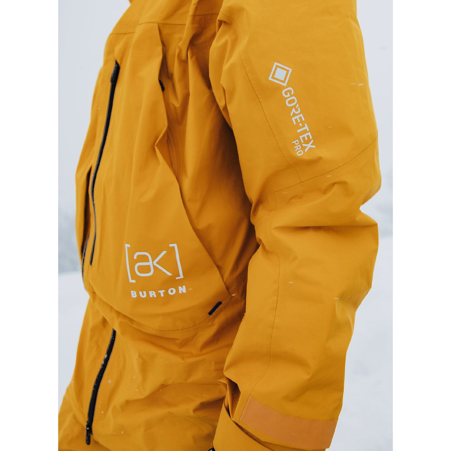 Men's Burton [ak] Tusk GORE-TEX Pro 3L Jacket Goldenrod - Burton Snow Jackets