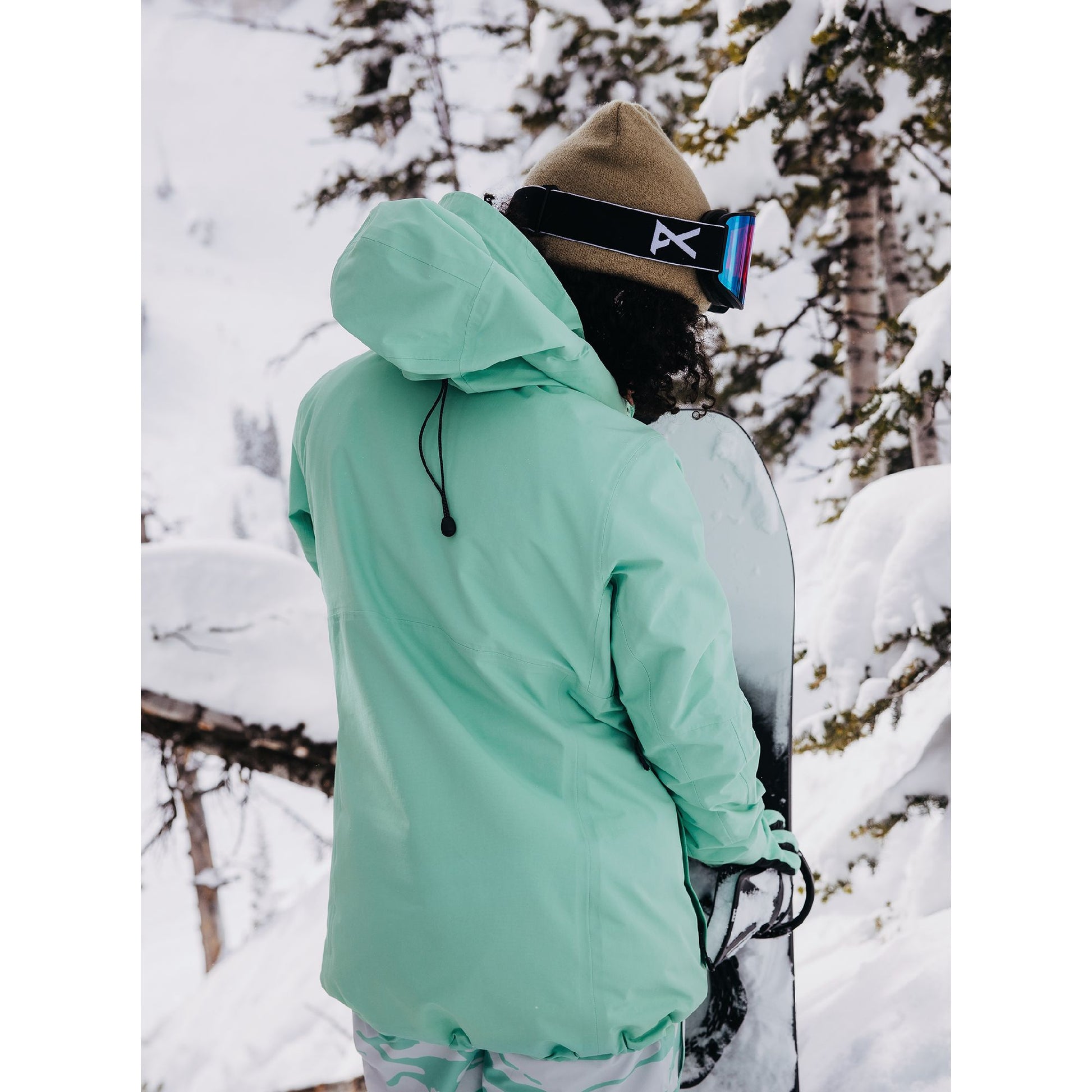 Women's Burton [ak] Upshift GORE-TEX 2L Jacket Powder Mint - Burton Snow Jackets