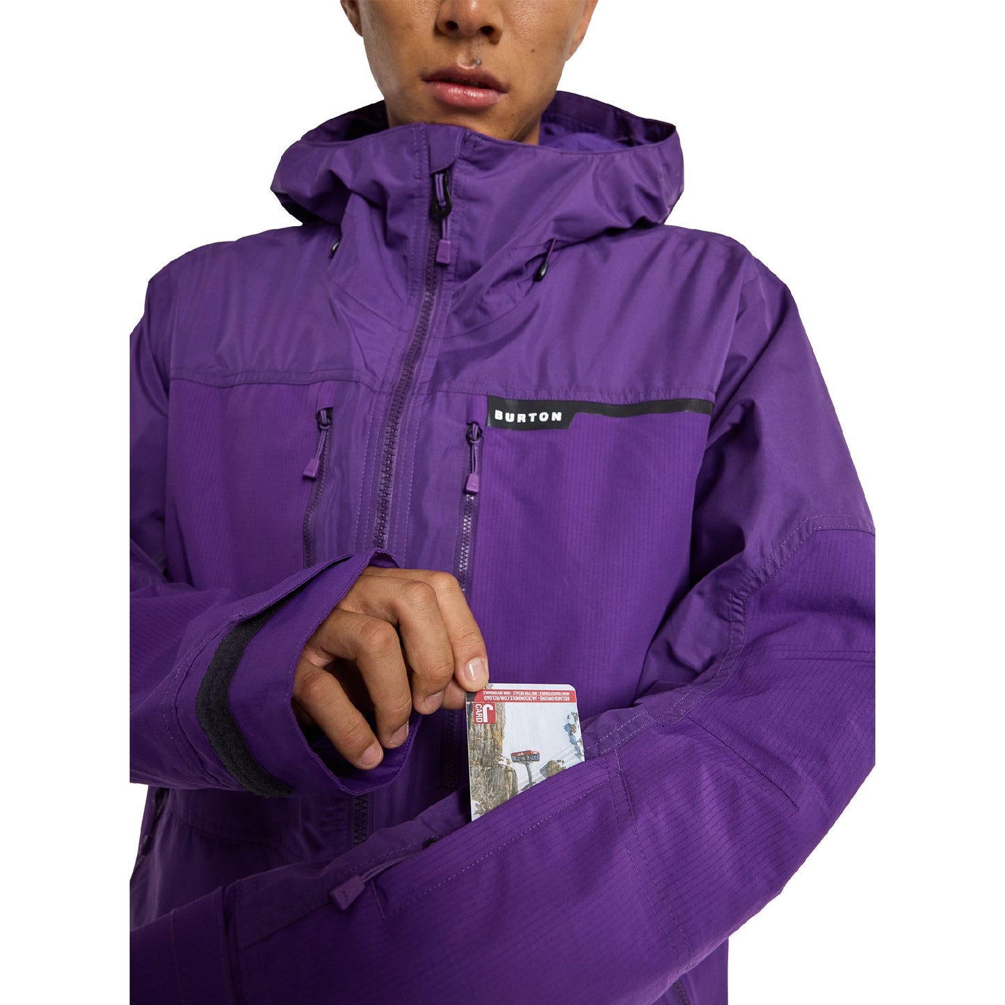 Men's Burton Frostner 2L Jacket Imperial Purple - Burton Snow Jackets