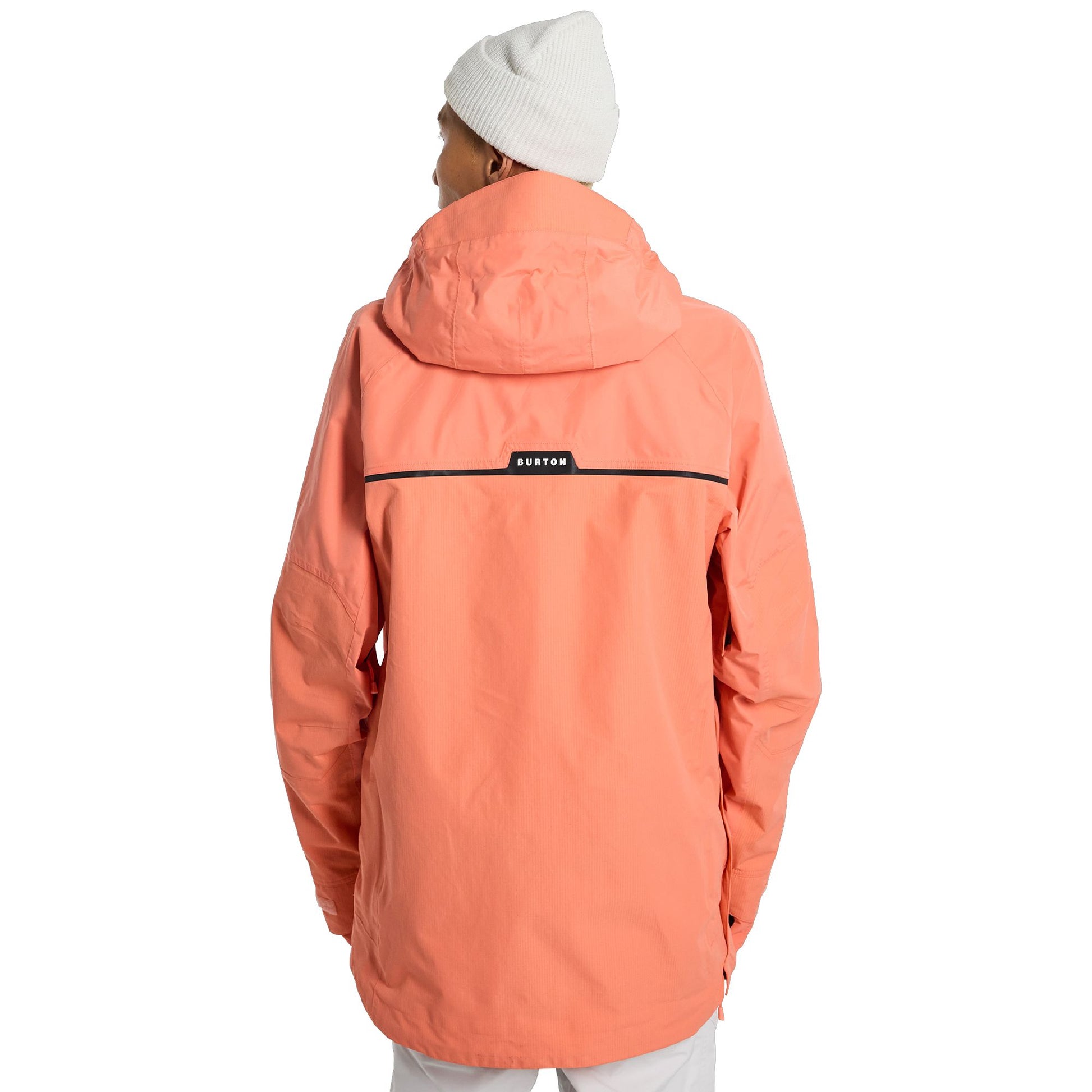 Men's Burton Frostner 2L Anorak Jacket Peach Echo - Burton Snow Jackets