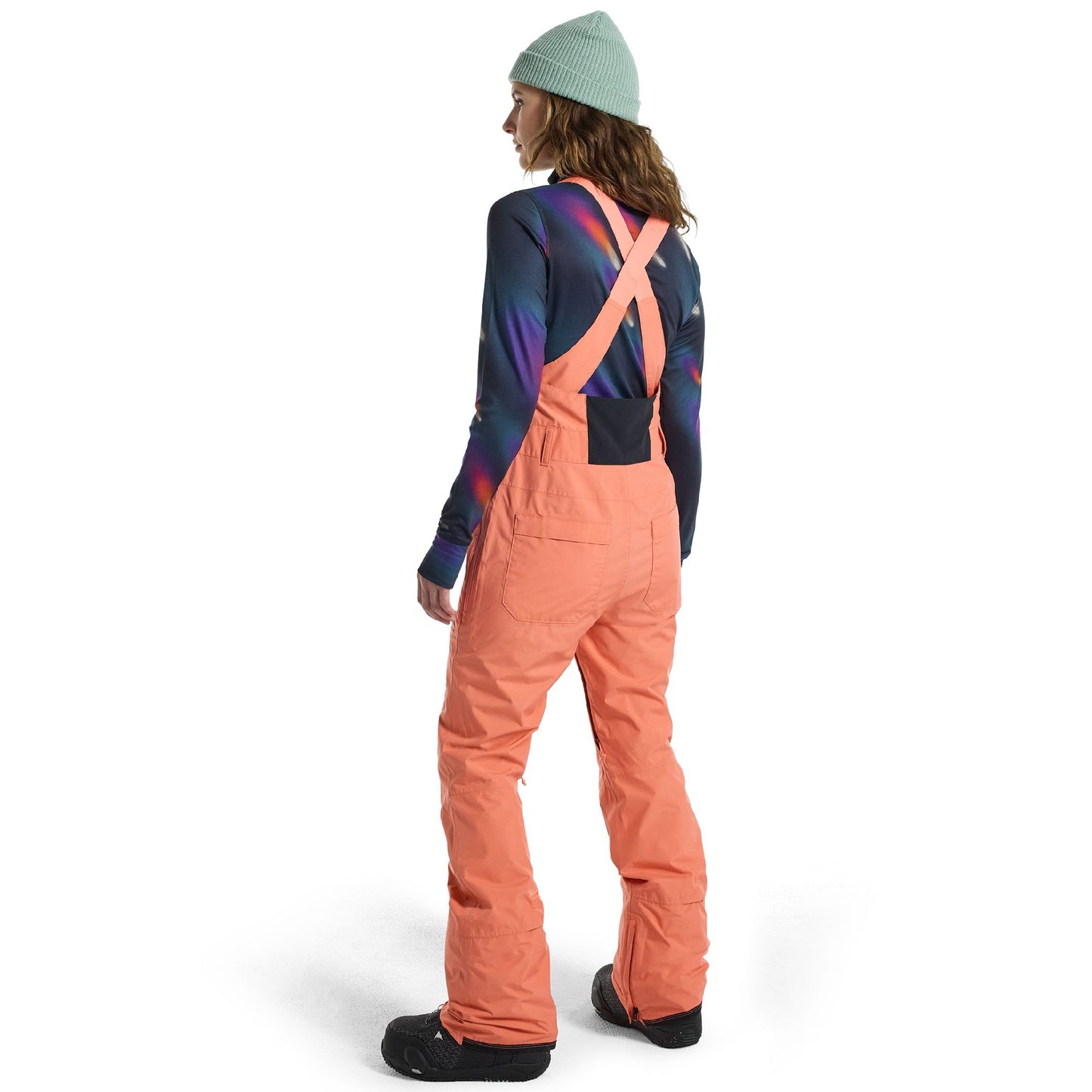 Women's Burton Avalon GORE-TEX 2L Bib Pants Peach Echo - Burton Snow Pants