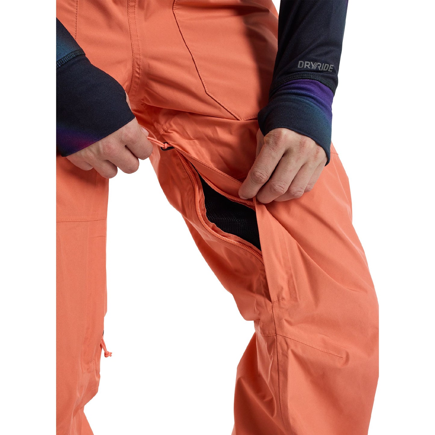 Women's Burton Avalon GORE-TEX 2L Bib Pants Peach Echo - Burton Snow Pants