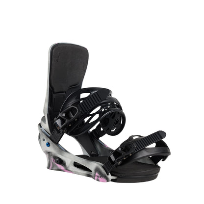 Men's Burton Cartel X Re:Flex Snowboard Bindings Gray Pink - Burton Snowboard Bindings