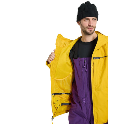 Men's Burton Pillowline GORE-TEX 2L Jacket Goldenrod - Burton Snow Jackets