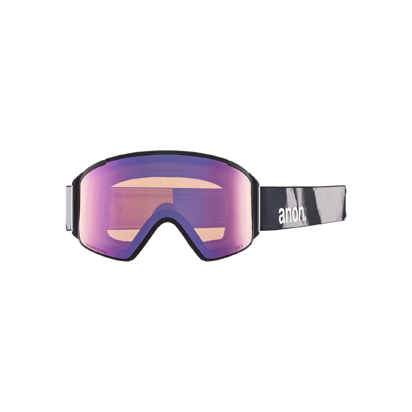 Anon M4S Cylindrical Low Bridge Goggles + Bonus Lens Family Tree Perceive Variable Blue - Anon Snow Goggles