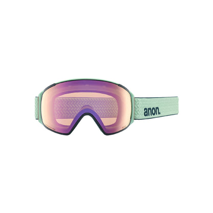 Anon M4S Toric Goggles + Bonus Lens + MFI face mask Powder Mint Perceive Variable Green - Anon Snow Goggles