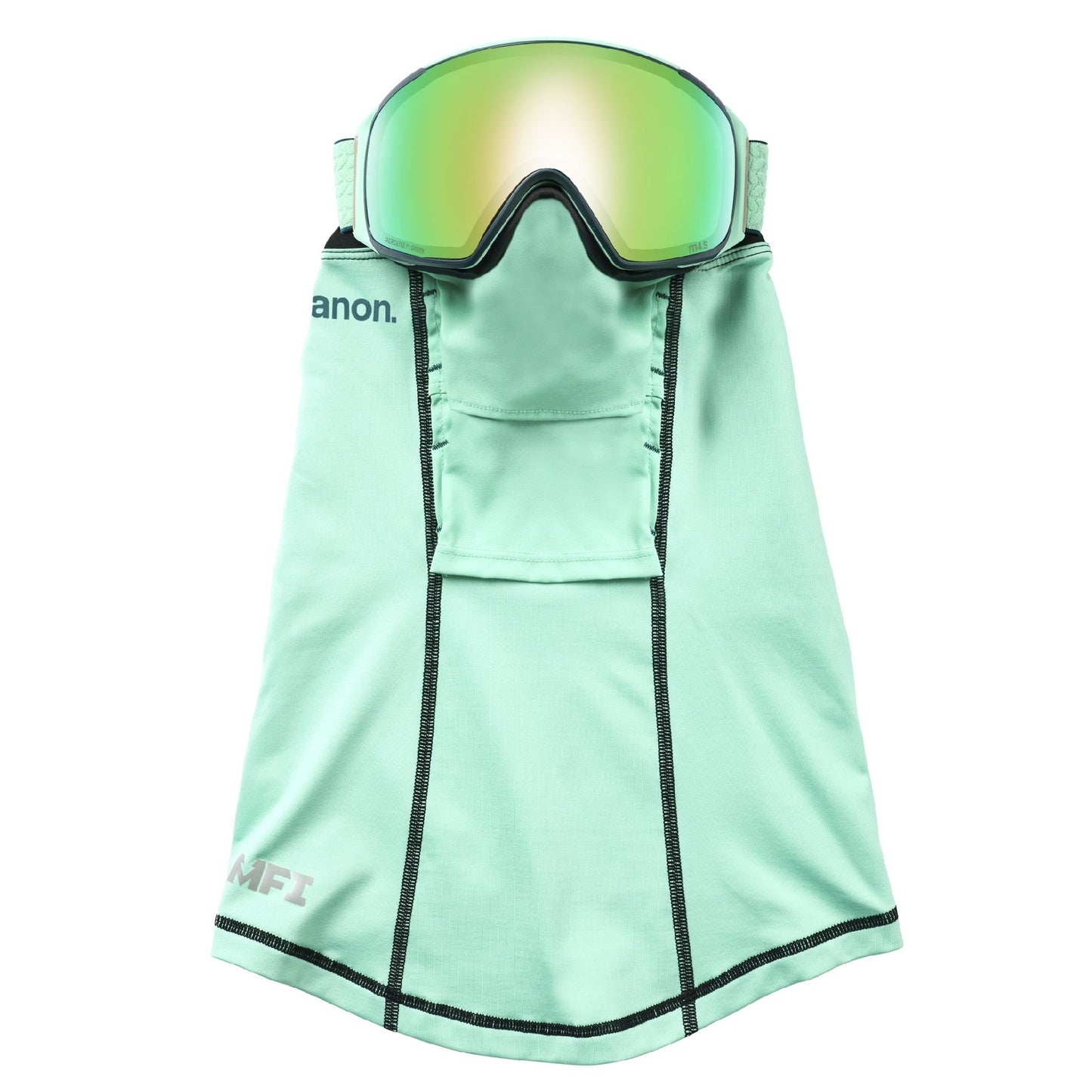 Anon M4S Toric Goggles + Bonus Lens + MFI face mask Powder Mint Perceive Variable Green - Anon Snow Goggles