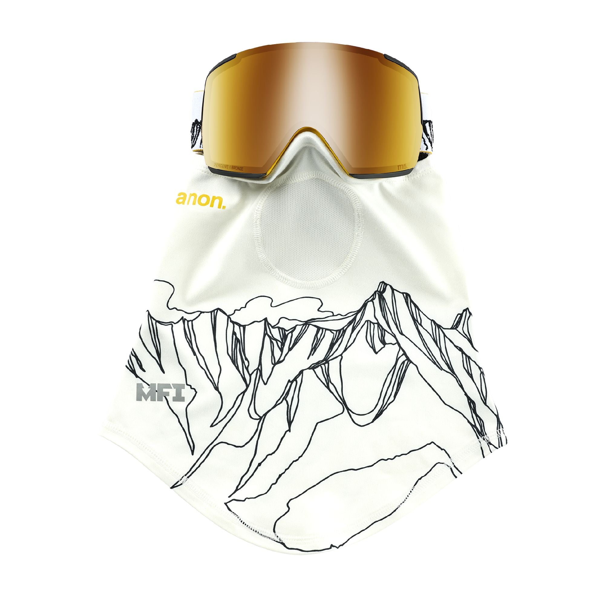 Anon M5 Low Bridge Fit Goggles + Bonus Lens + MFI® Face Mask