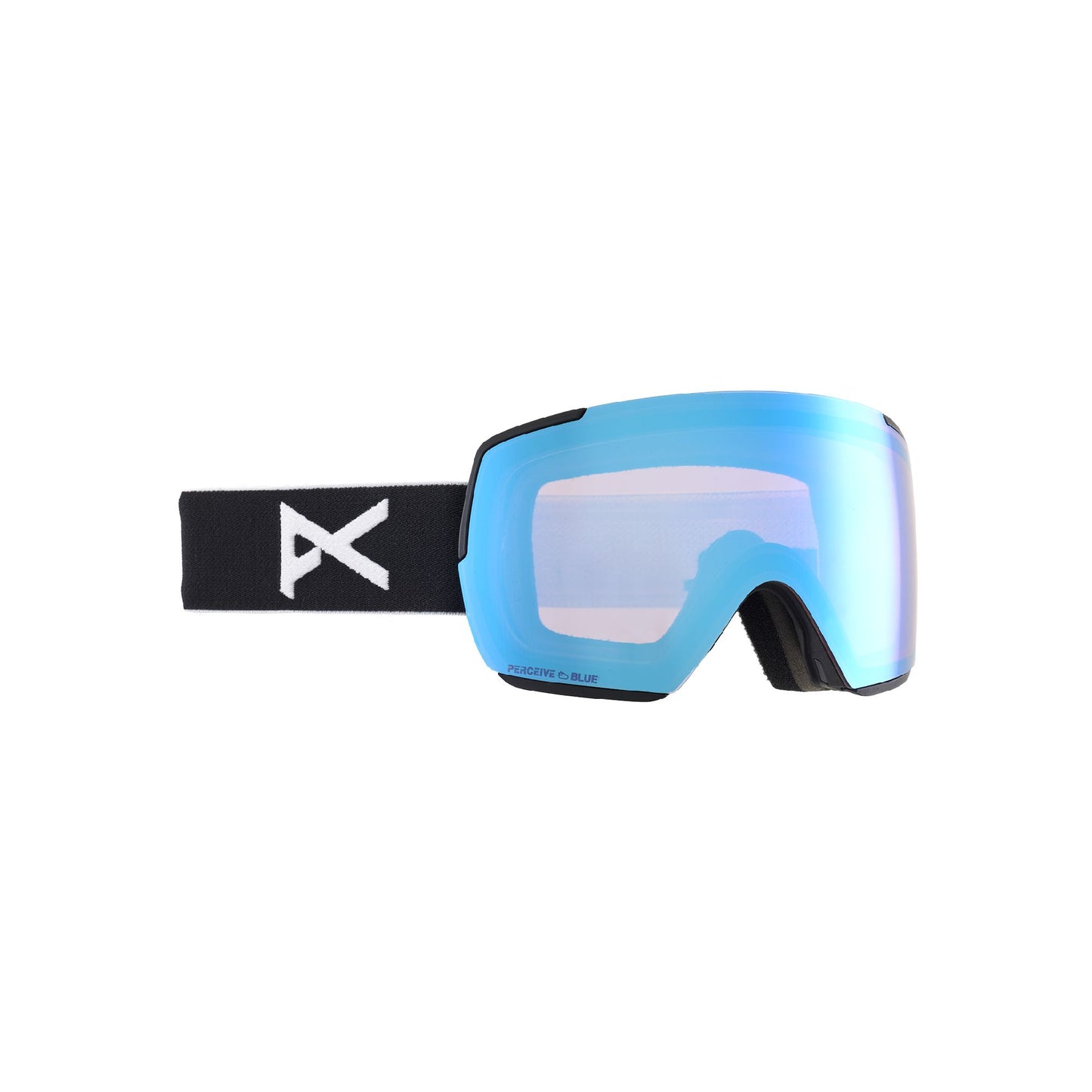 Anon M5S Low Bridge Snow Goggles Black Perceive Variable Blue - Anon Snow Goggles