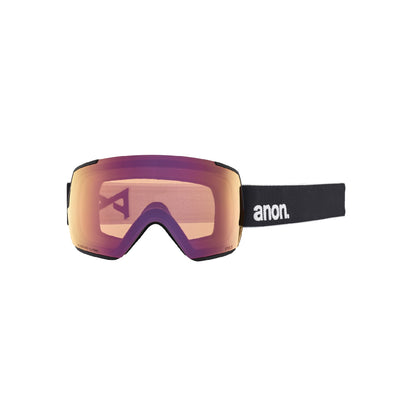 Anon M5S Low Bridge Snow Goggles Black Perceive Variable Blue - Anon Snow Goggles