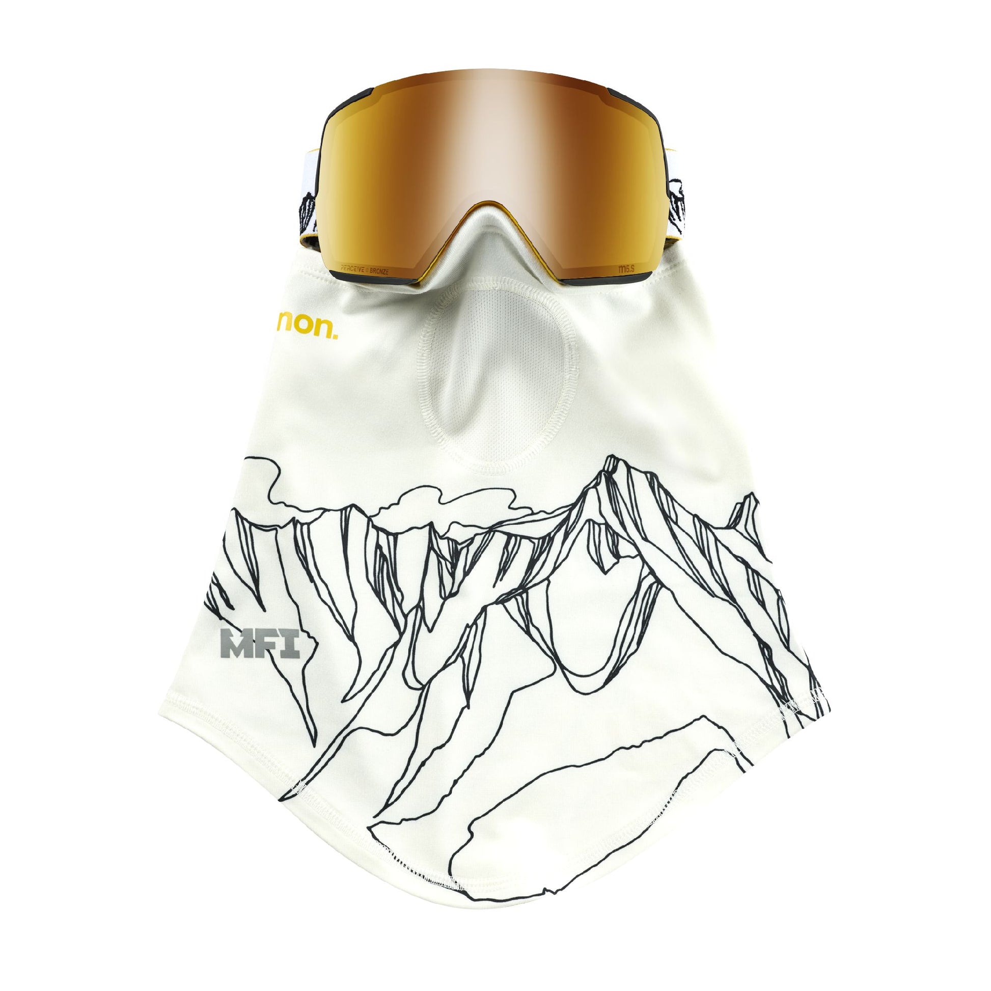 Anon M5S Low Bridge Snow Goggles Jumbo Perceive Sunny Bronze - Anon Snow Goggles