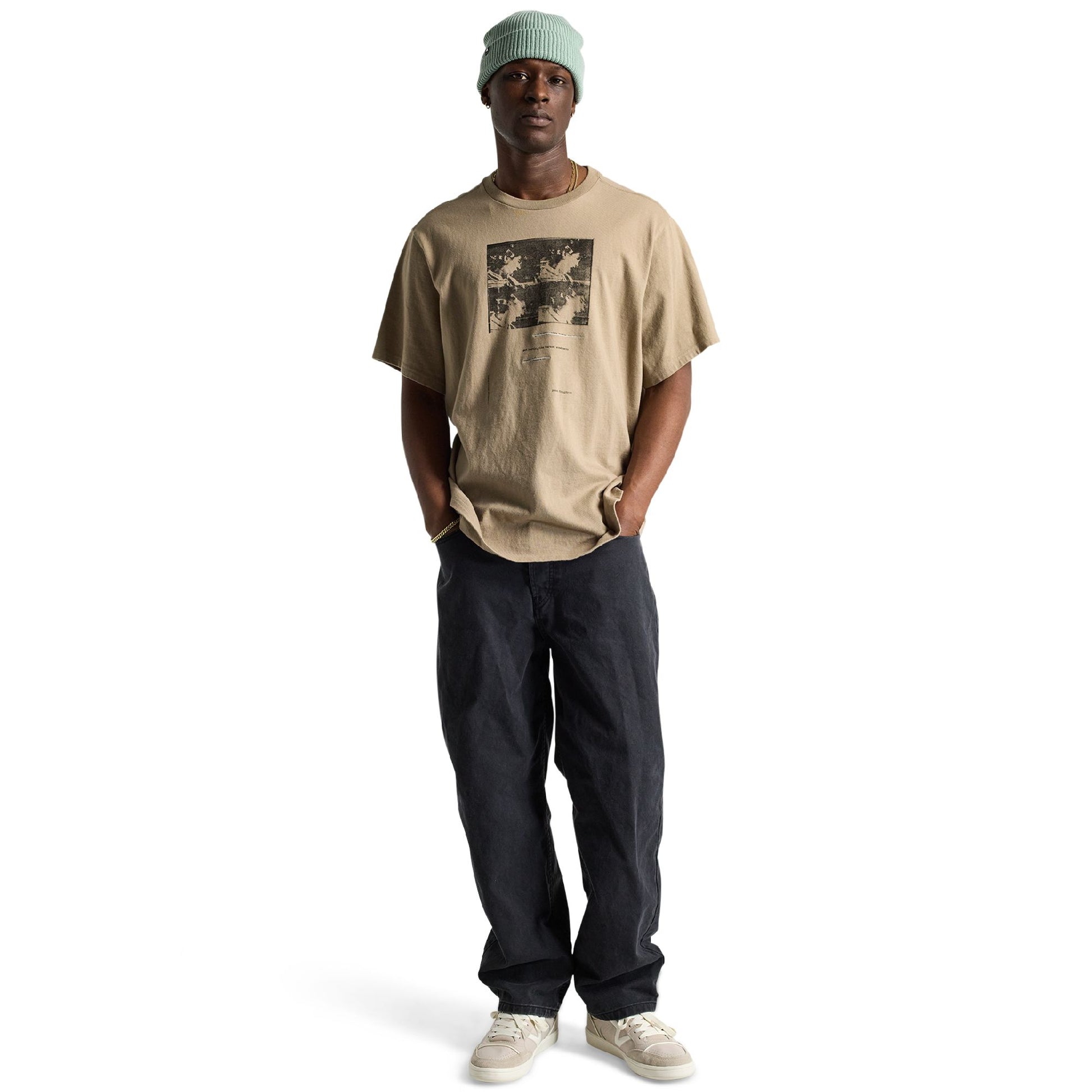 Burton Get Hectic Short Sleeve T-Shirt Summit Taupe - Burton SS Shirts