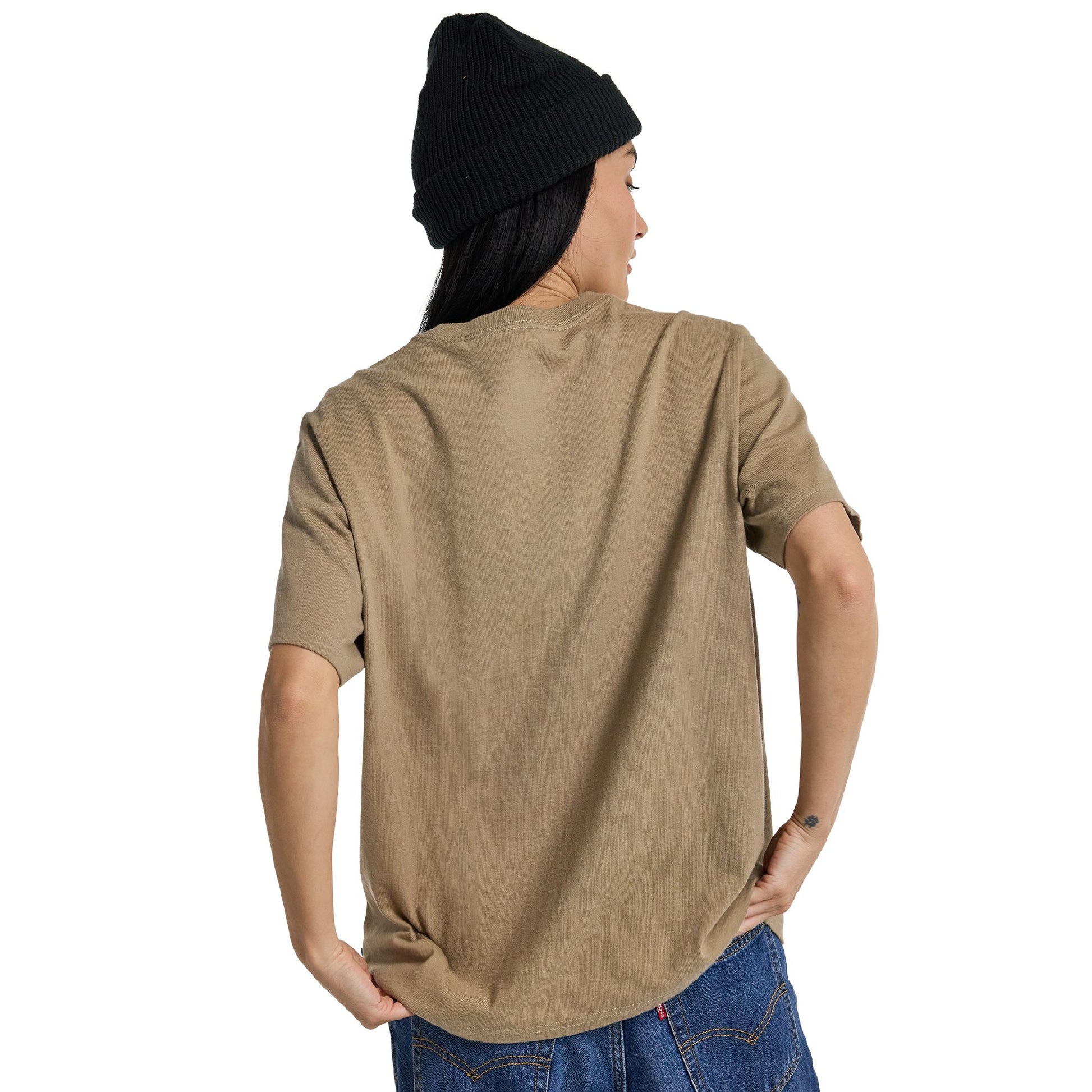 Burton Get Hectic Short Sleeve T-Shirt Summit Taupe - Burton SS Shirts