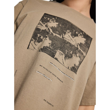 Burton Get Hectic Short Sleeve T-Shirt Summit Taupe - Burton SS Shirts